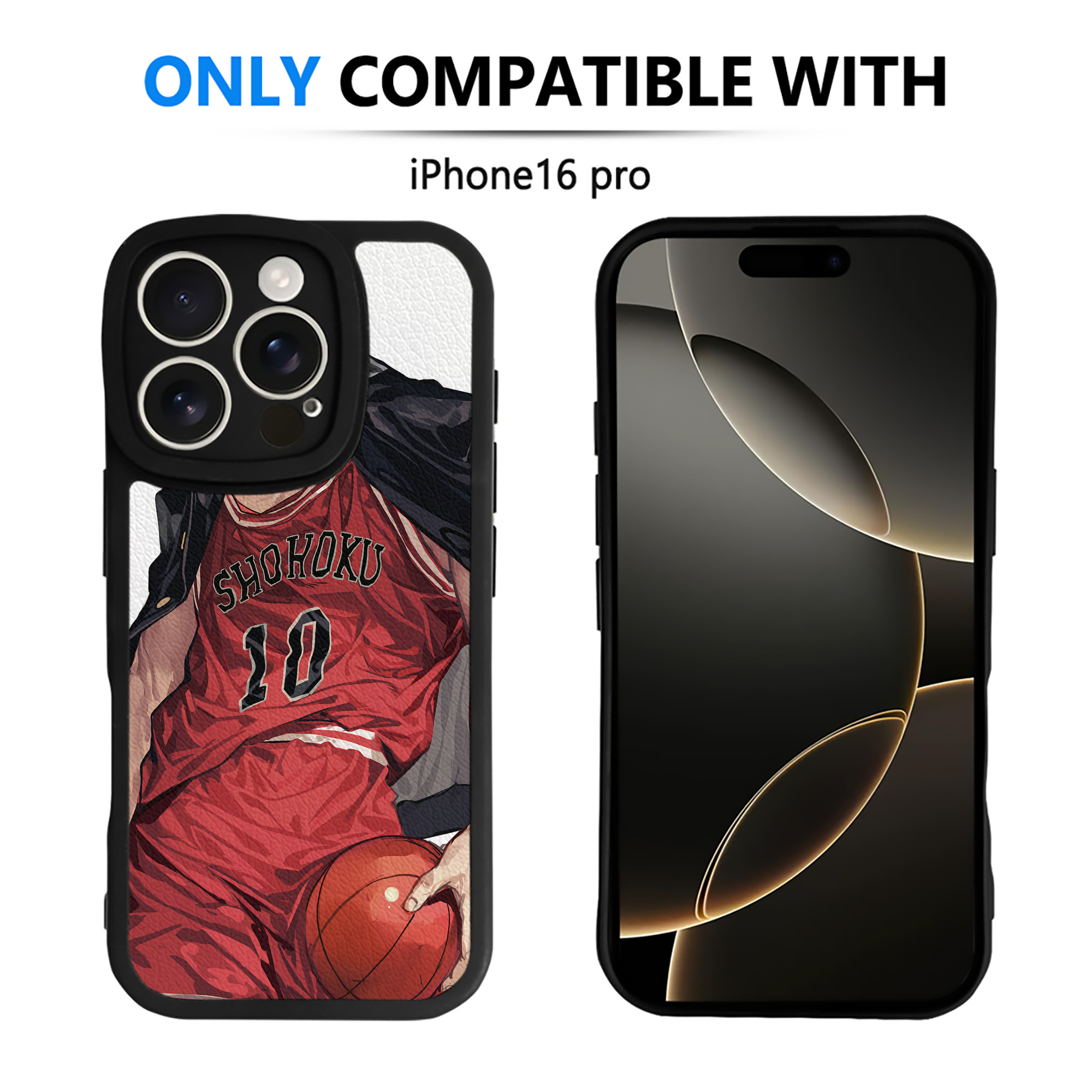 （画像用） SLAM DUNK／スラムダンク 【iPhone 16シリーズ対応】シリコンスマホケース（レザー調） 材質：シリコン